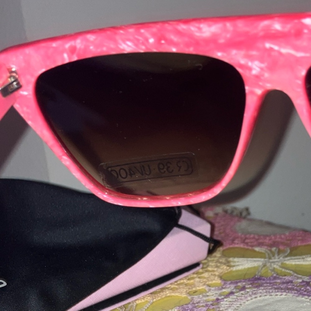 Vintage 80's RETRO FLAT TOP SUNGLASSES - Picture 9 of 15
